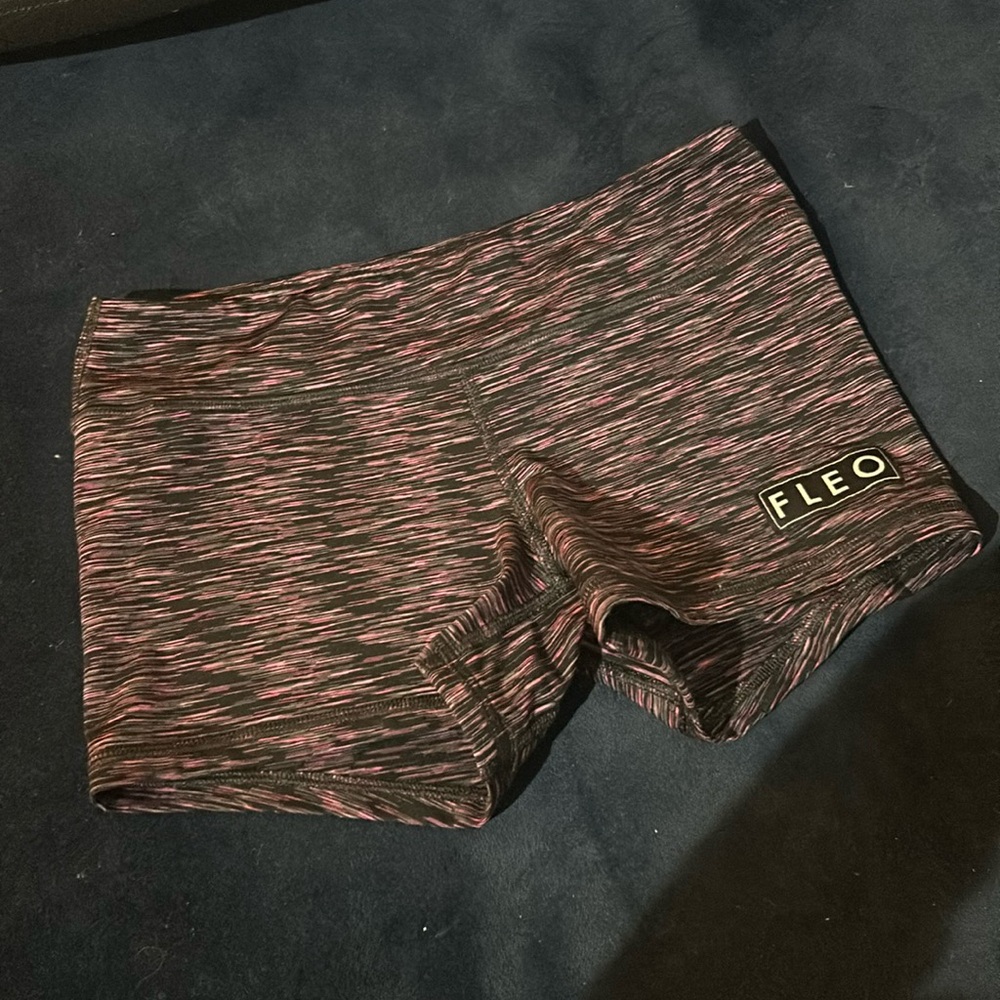 Fleo Spandex CrossFit Shorty Shorts Size Small